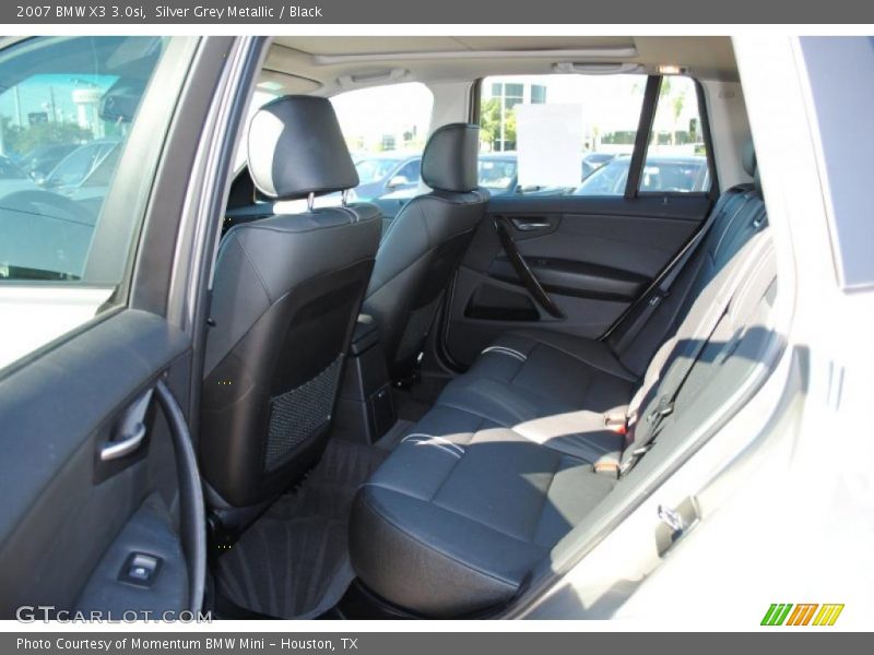 Silver Grey Metallic / Black 2007 BMW X3 3.0si