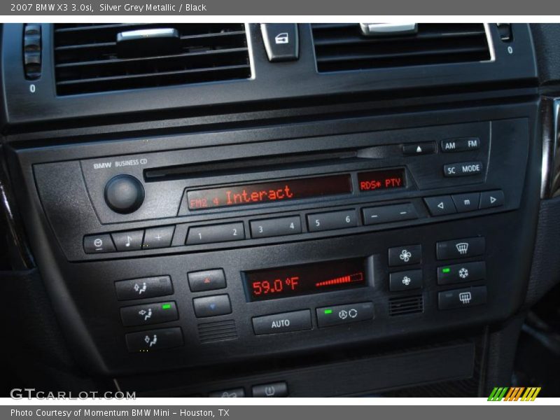 Silver Grey Metallic / Black 2007 BMW X3 3.0si