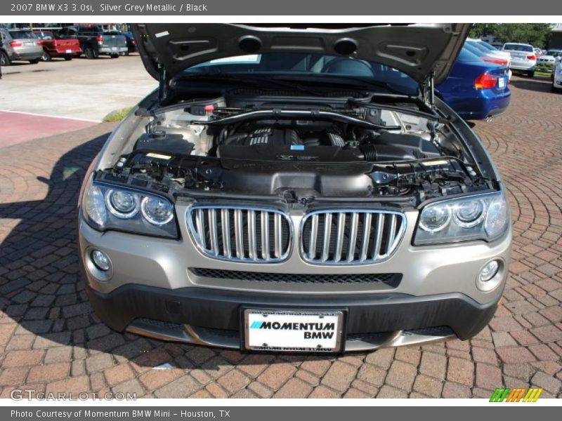 Silver Grey Metallic / Black 2007 BMW X3 3.0si