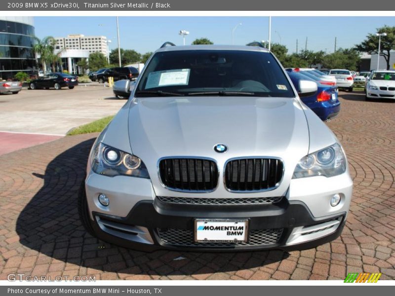 Titanium Silver Metallic / Black 2009 BMW X5 xDrive30i