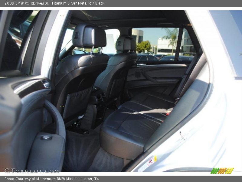 Titanium Silver Metallic / Black 2009 BMW X5 xDrive30i