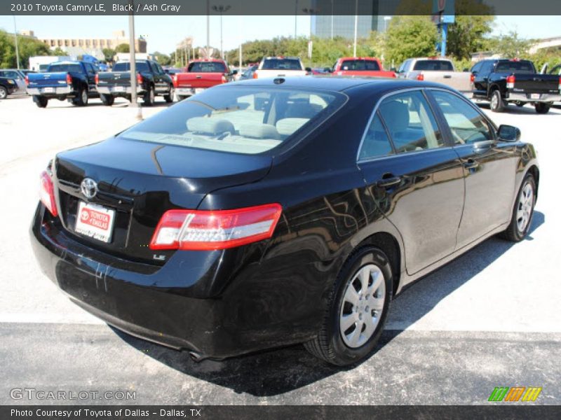 Black / Ash Gray 2010 Toyota Camry LE