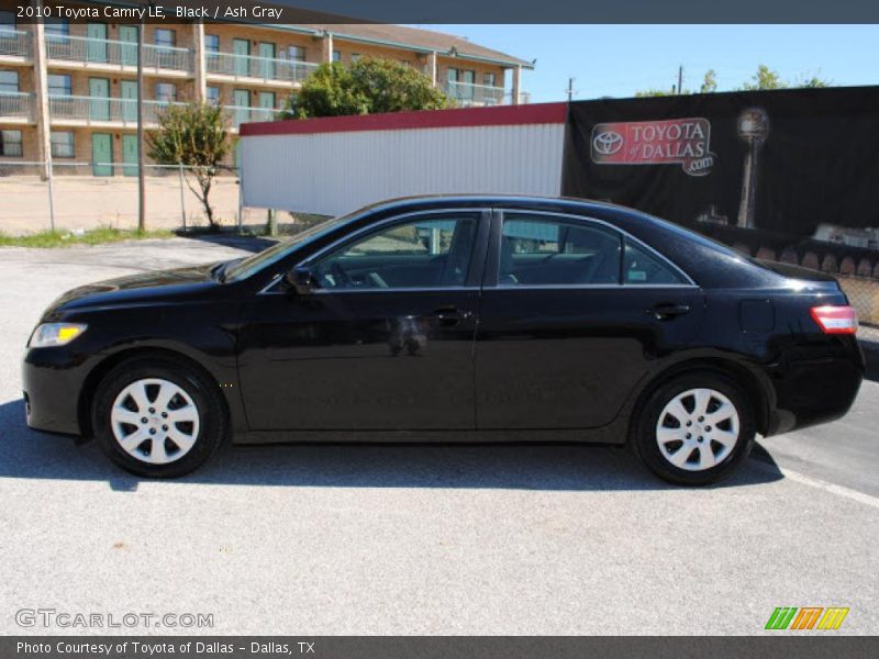 Black / Ash Gray 2010 Toyota Camry LE