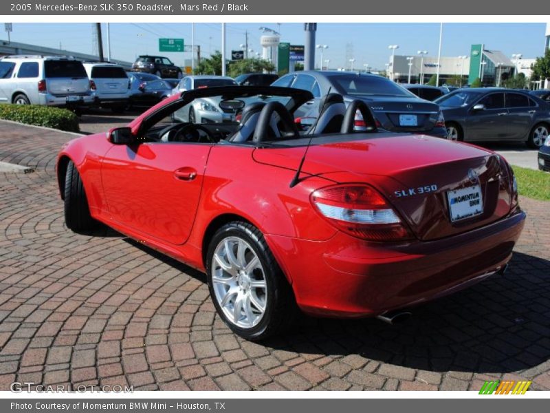 Mars Red / Black 2005 Mercedes-Benz SLK 350 Roadster