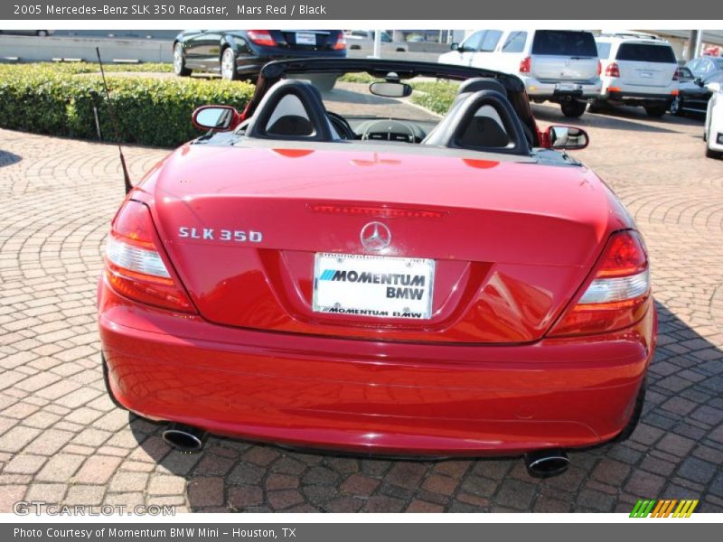 Mars Red / Black 2005 Mercedes-Benz SLK 350 Roadster