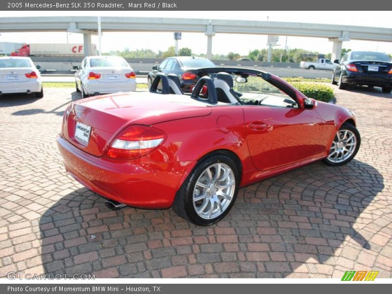 Mars Red / Black 2005 Mercedes-Benz SLK 350 Roadster