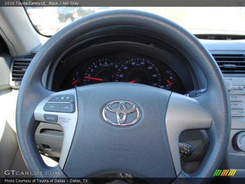 Black / Ash Gray 2010 Toyota Camry LE