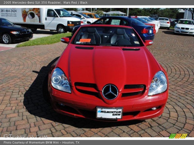 Mars Red / Black 2005 Mercedes-Benz SLK 350 Roadster