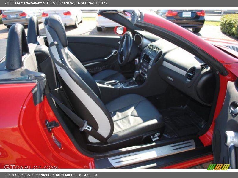 Mars Red / Black 2005 Mercedes-Benz SLK 350 Roadster