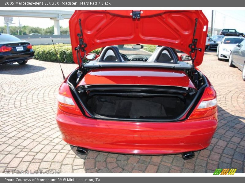 Mars Red / Black 2005 Mercedes-Benz SLK 350 Roadster