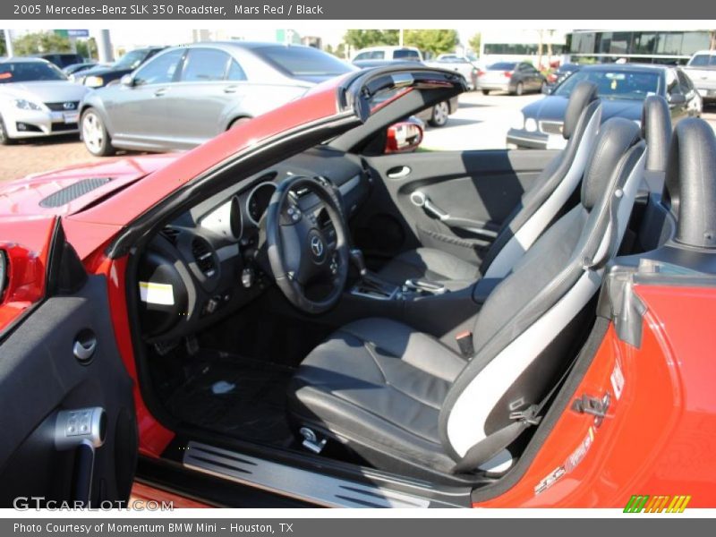 Mars Red / Black 2005 Mercedes-Benz SLK 350 Roadster