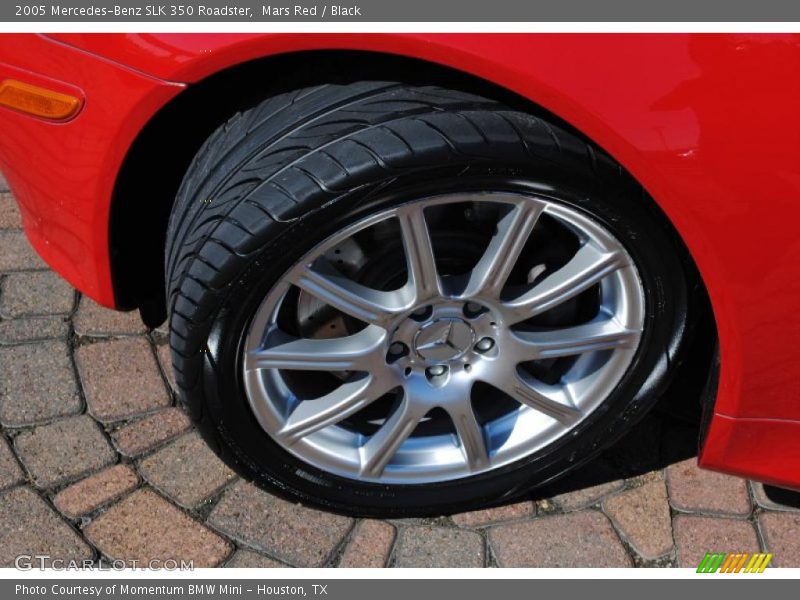 Mars Red / Black 2005 Mercedes-Benz SLK 350 Roadster