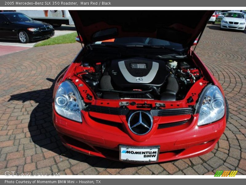 Mars Red / Black 2005 Mercedes-Benz SLK 350 Roadster