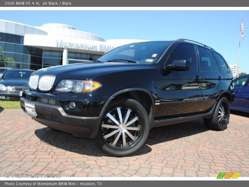 Jet Black / Black 2006 BMW X5 4.4i