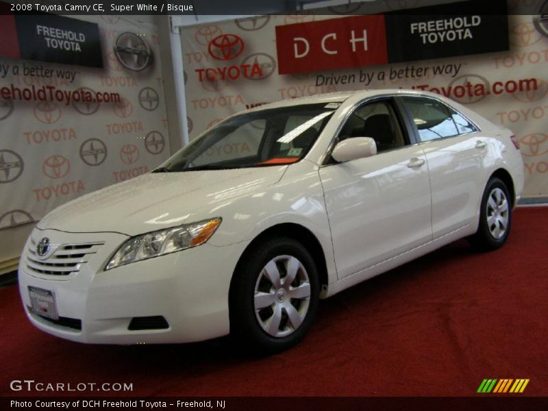 Super White / Bisque 2008 Toyota Camry CE