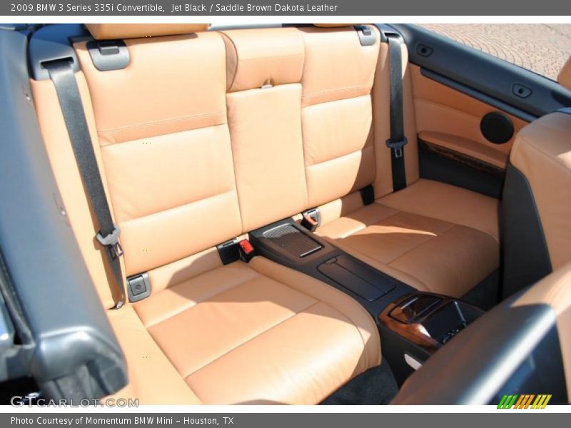 Jet Black / Saddle Brown Dakota Leather 2009 BMW 3 Series 335i Convertible