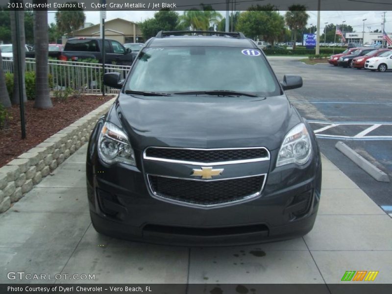 Cyber Gray Metallic / Jet Black 2011 Chevrolet Equinox LT