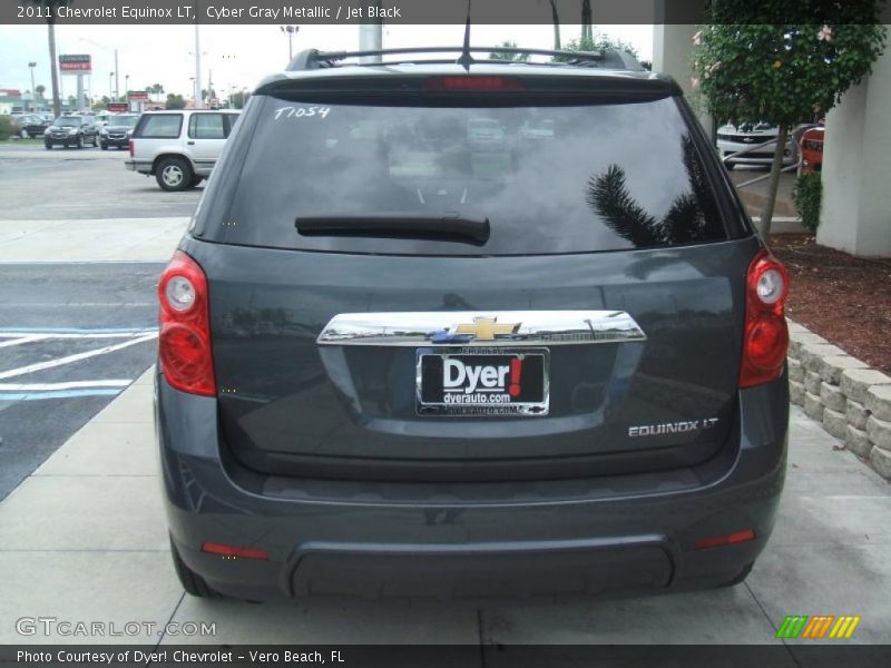 Cyber Gray Metallic / Jet Black 2011 Chevrolet Equinox LT