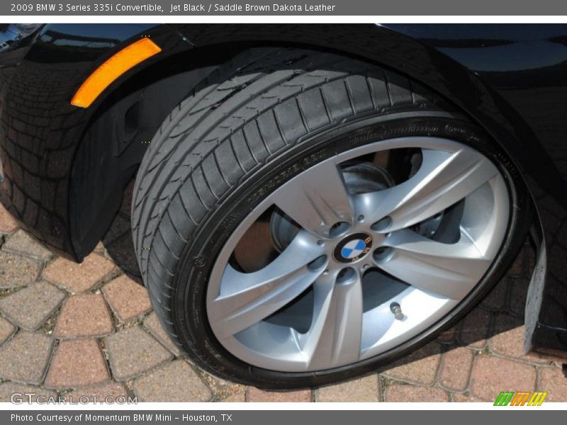 Jet Black / Saddle Brown Dakota Leather 2009 BMW 3 Series 335i Convertible
