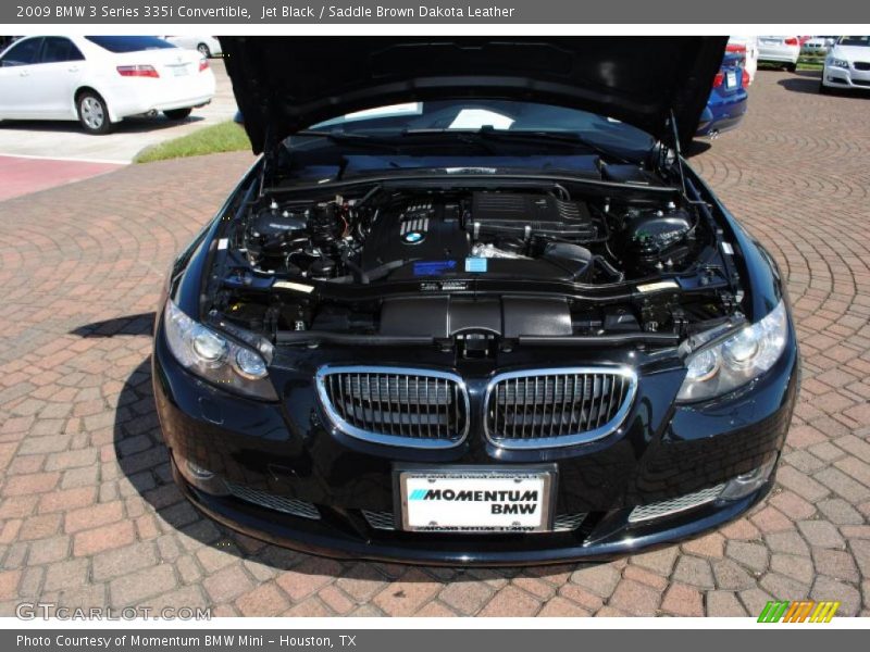 Jet Black / Saddle Brown Dakota Leather 2009 BMW 3 Series 335i Convertible