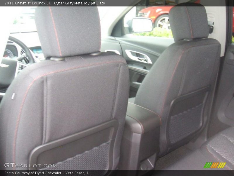 Cyber Gray Metallic / Jet Black 2011 Chevrolet Equinox LT