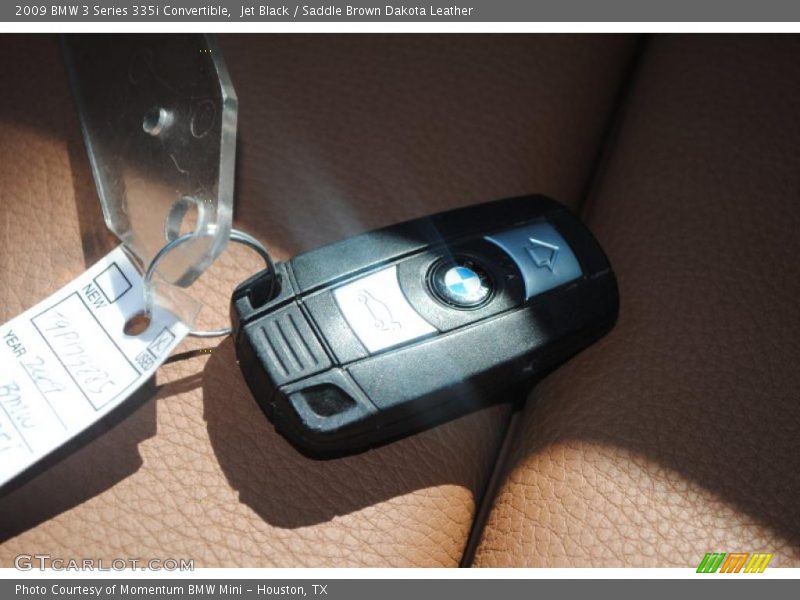 Jet Black / Saddle Brown Dakota Leather 2009 BMW 3 Series 335i Convertible