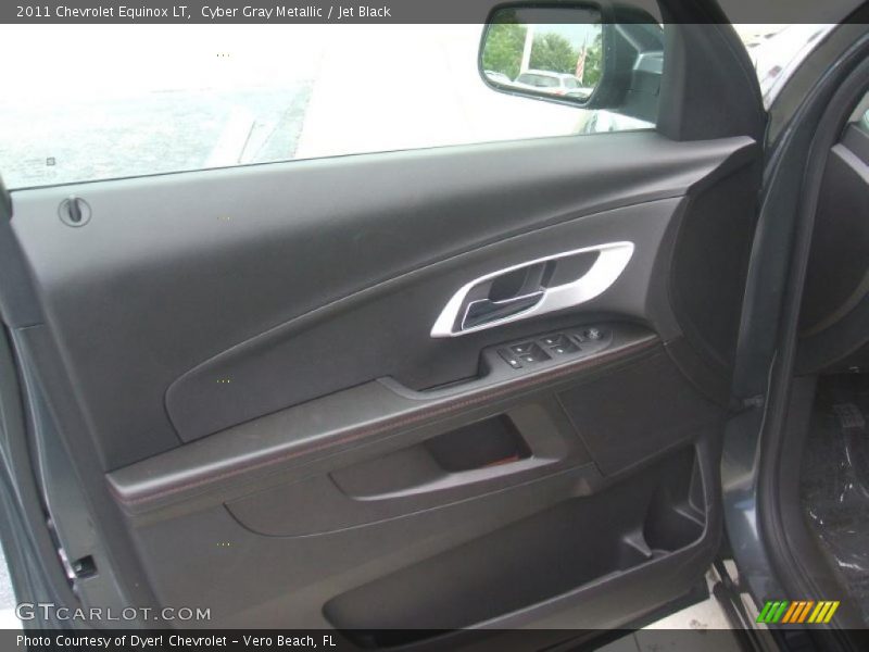Cyber Gray Metallic / Jet Black 2011 Chevrolet Equinox LT