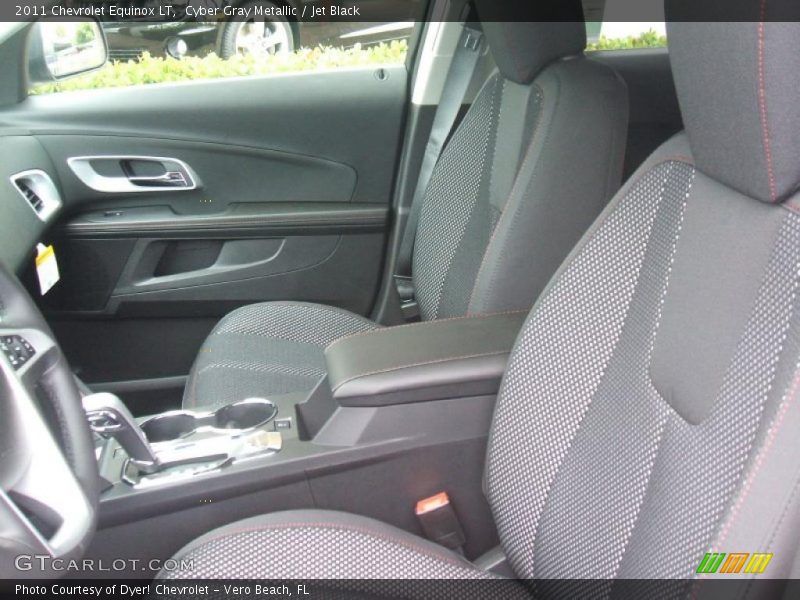 Cyber Gray Metallic / Jet Black 2011 Chevrolet Equinox LT