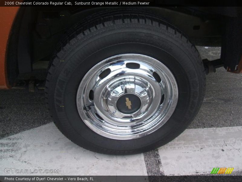 Sunburst Orange Metallic / Medium Pewter 2006 Chevrolet Colorado Regular Cab