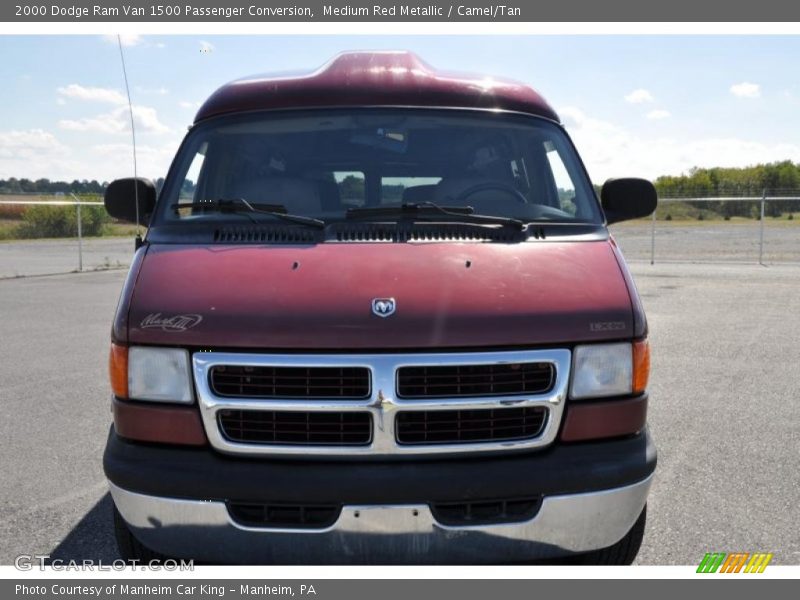 Medium Red Metallic / Camel/Tan 2000 Dodge Ram Van 1500 Passenger Conversion