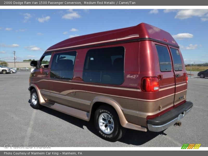 Medium Red Metallic / Camel/Tan 2000 Dodge Ram Van 1500 Passenger Conversion