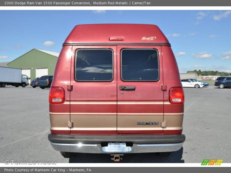 Medium Red Metallic / Camel/Tan 2000 Dodge Ram Van 1500 Passenger Conversion