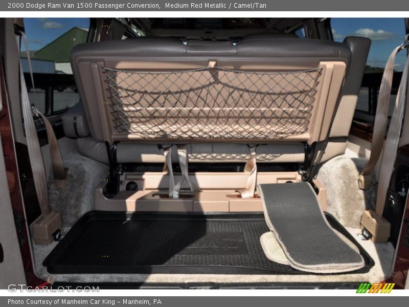 Medium Red Metallic / Camel/Tan 2000 Dodge Ram Van 1500 Passenger Conversion