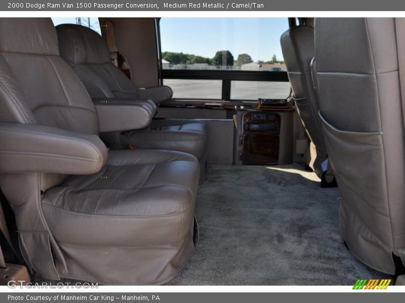 Medium Red Metallic / Camel/Tan 2000 Dodge Ram Van 1500 Passenger Conversion