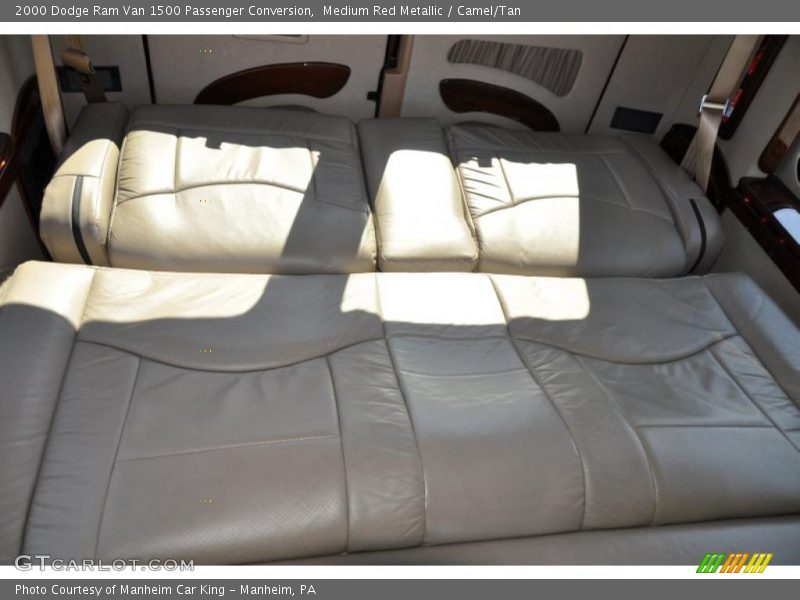 Medium Red Metallic / Camel/Tan 2000 Dodge Ram Van 1500 Passenger Conversion