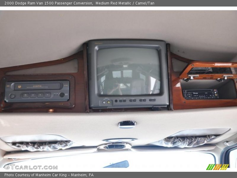 Medium Red Metallic / Camel/Tan 2000 Dodge Ram Van 1500 Passenger Conversion