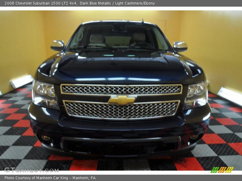 Dark Blue Metallic / Light Cashmere/Ebony 2008 Chevrolet Suburban 1500 LTZ 4x4