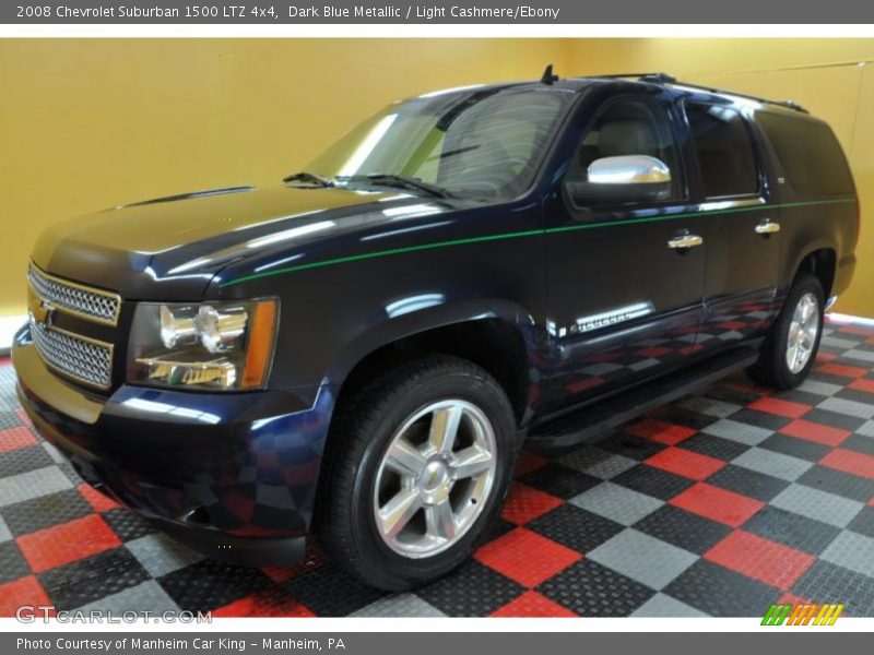 Dark Blue Metallic / Light Cashmere/Ebony 2008 Chevrolet Suburban 1500 LTZ 4x4