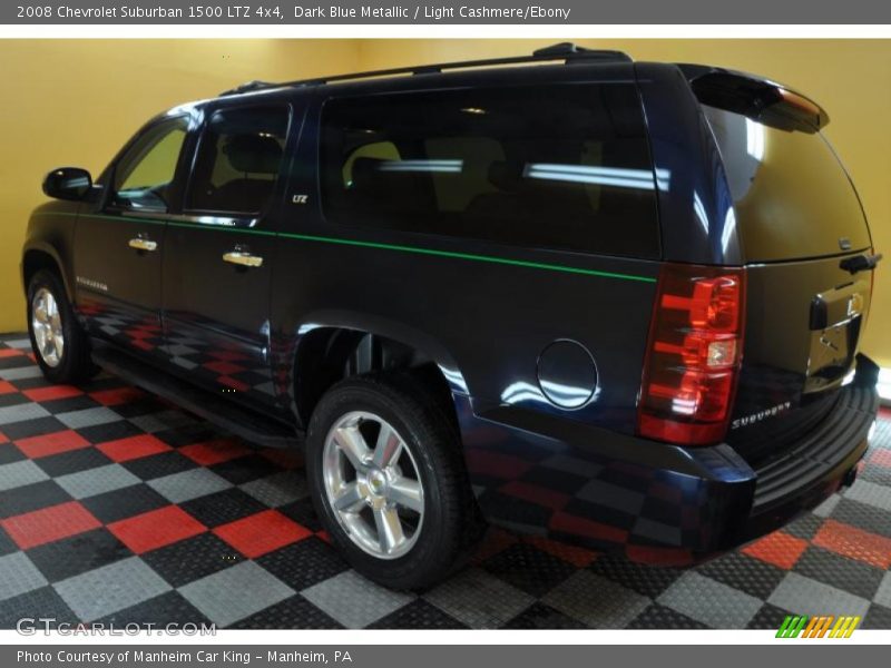 Dark Blue Metallic / Light Cashmere/Ebony 2008 Chevrolet Suburban 1500 LTZ 4x4