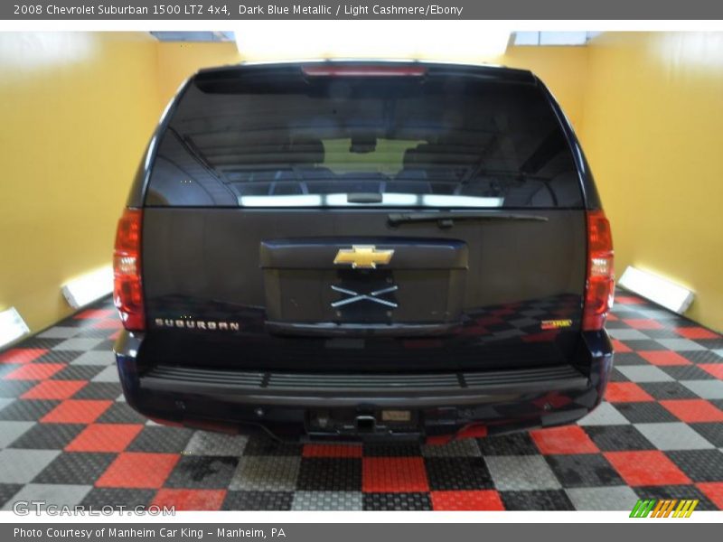 Dark Blue Metallic / Light Cashmere/Ebony 2008 Chevrolet Suburban 1500 LTZ 4x4