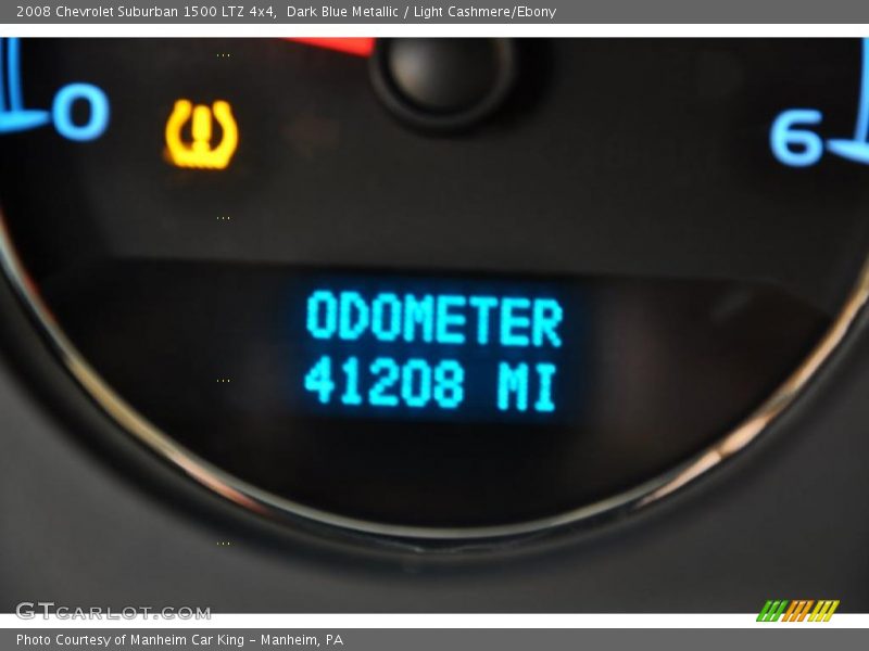 Dark Blue Metallic / Light Cashmere/Ebony 2008 Chevrolet Suburban 1500 LTZ 4x4