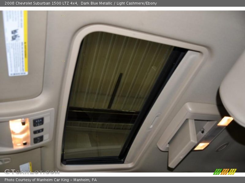 Dark Blue Metallic / Light Cashmere/Ebony 2008 Chevrolet Suburban 1500 LTZ 4x4