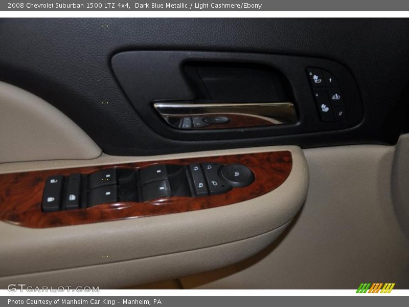 Dark Blue Metallic / Light Cashmere/Ebony 2008 Chevrolet Suburban 1500 LTZ 4x4