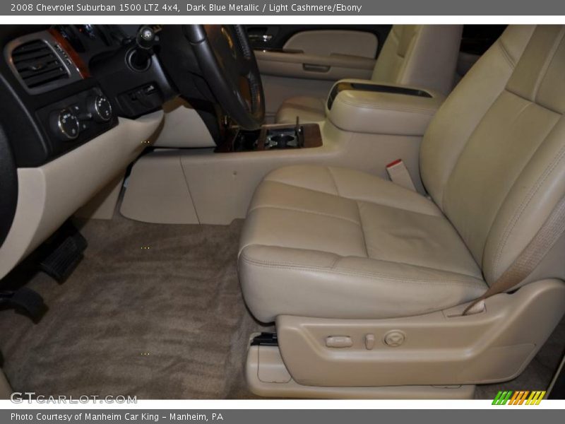 Dark Blue Metallic / Light Cashmere/Ebony 2008 Chevrolet Suburban 1500 LTZ 4x4