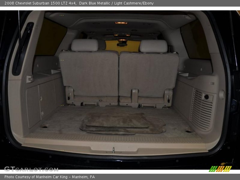 Dark Blue Metallic / Light Cashmere/Ebony 2008 Chevrolet Suburban 1500 LTZ 4x4