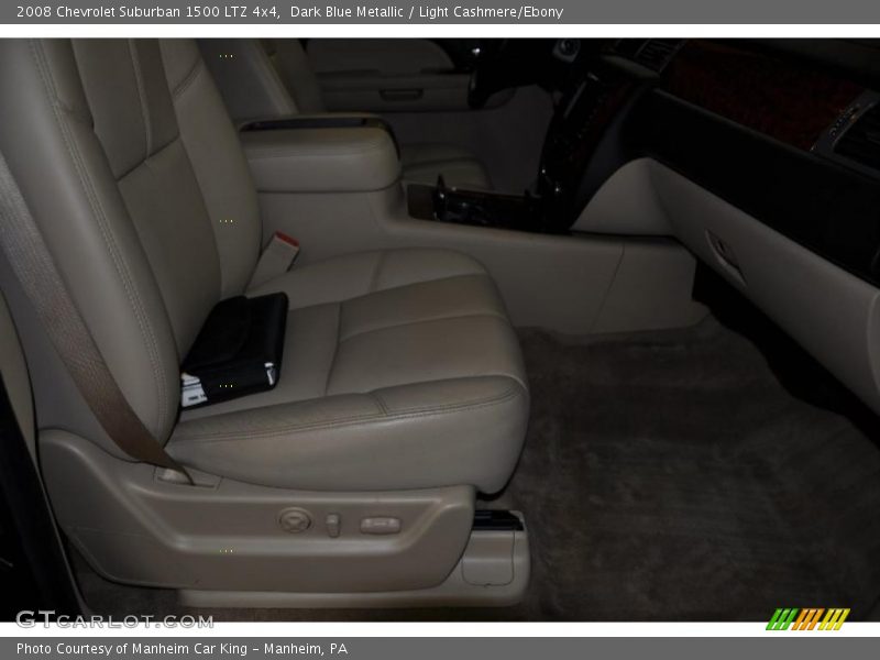 Dark Blue Metallic / Light Cashmere/Ebony 2008 Chevrolet Suburban 1500 LTZ 4x4