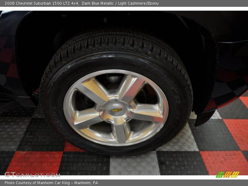 Dark Blue Metallic / Light Cashmere/Ebony 2008 Chevrolet Suburban 1500 LTZ 4x4