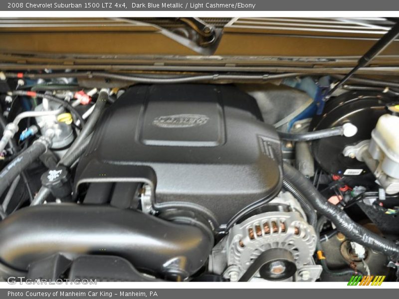 Dark Blue Metallic / Light Cashmere/Ebony 2008 Chevrolet Suburban 1500 LTZ 4x4