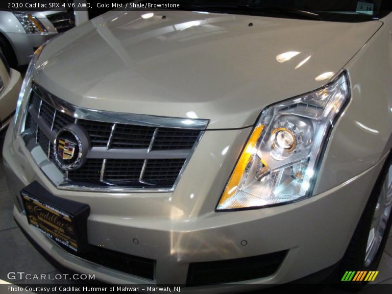 Gold Mist / Shale/Brownstone 2010 Cadillac SRX 4 V6 AWD