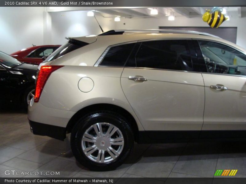 Gold Mist / Shale/Brownstone 2010 Cadillac SRX 4 V6 AWD